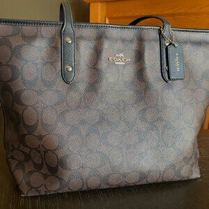 Coach City Tote Bag in Signature Canvas